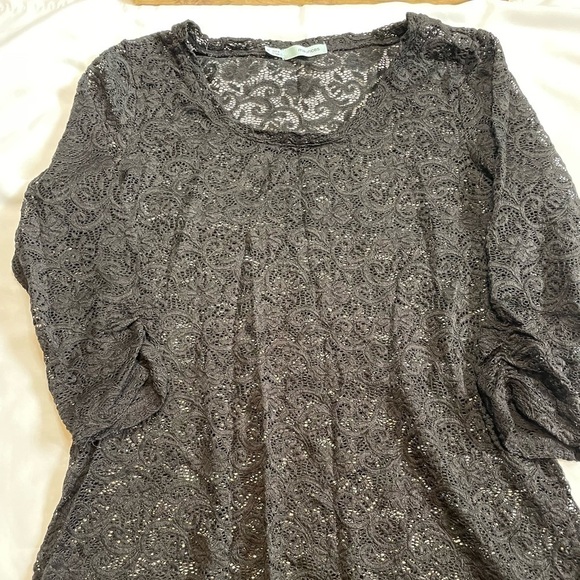 Maurice’s size medium black lace blouse - Picture 2 of 8